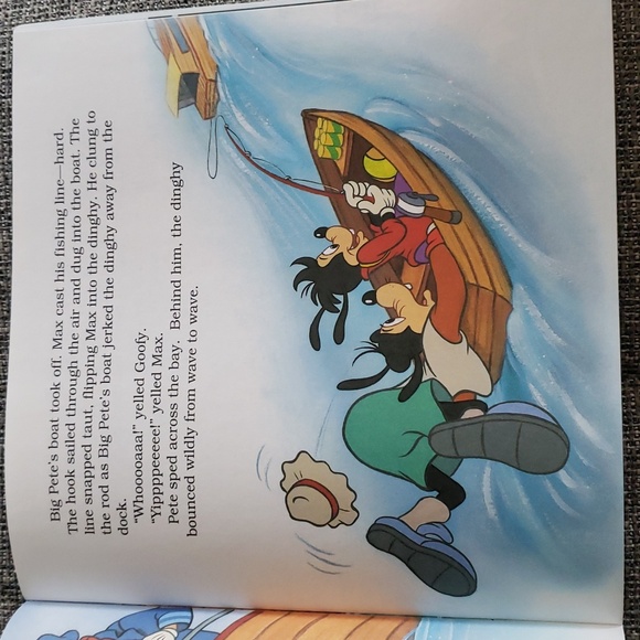Disney Children's Book-Goof Troop Goin' Gold-Fishing - Picture 4 of 8